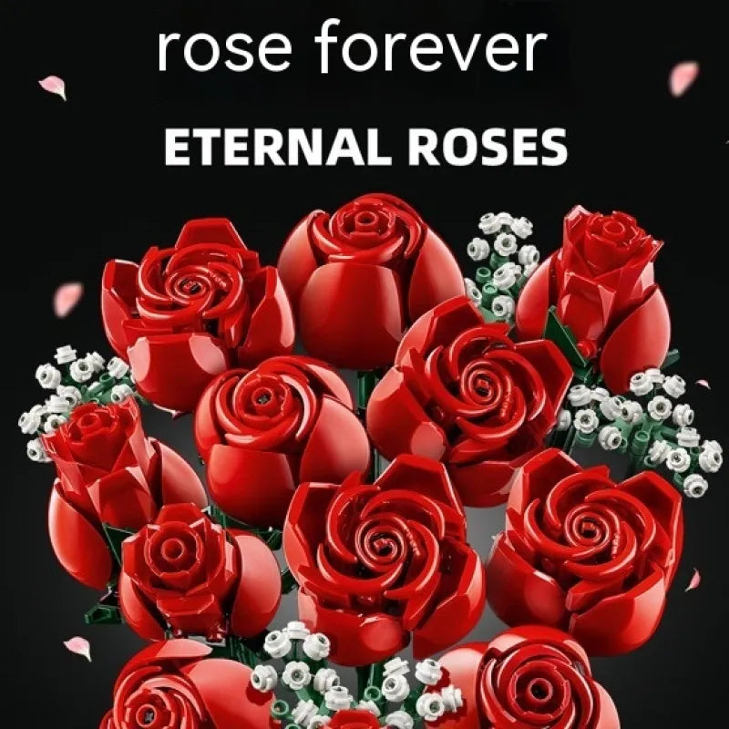 Rose Bouquet Lego