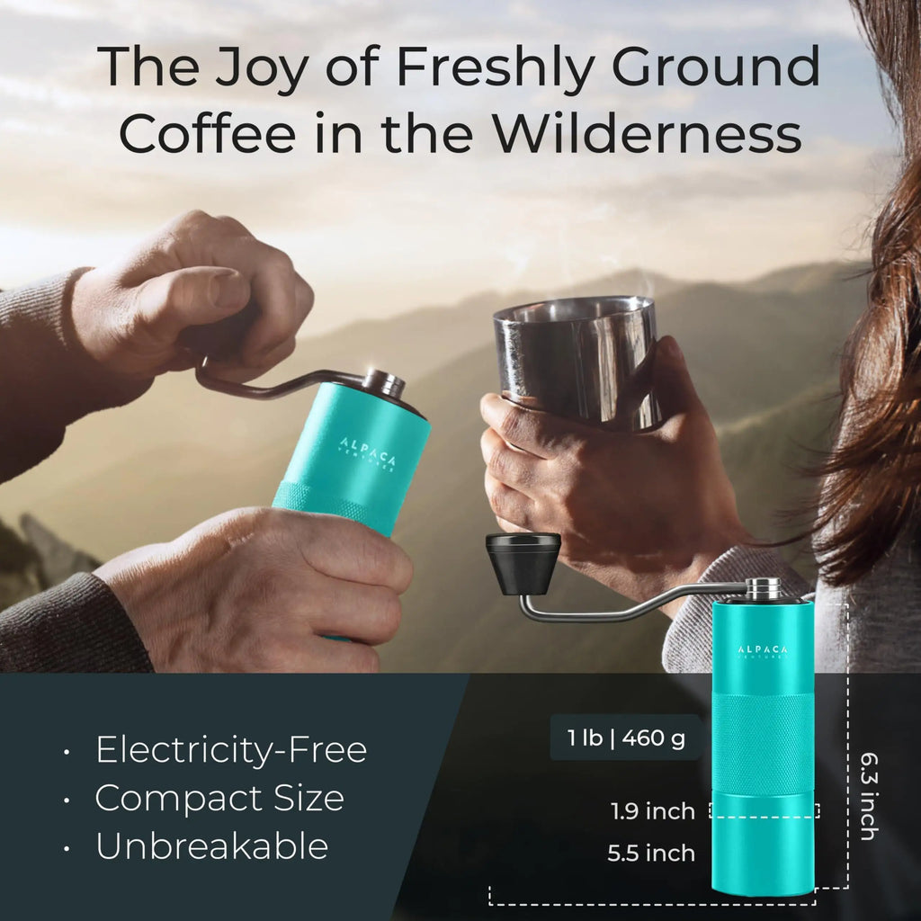 Manual Coffee Grinder (Aqua)