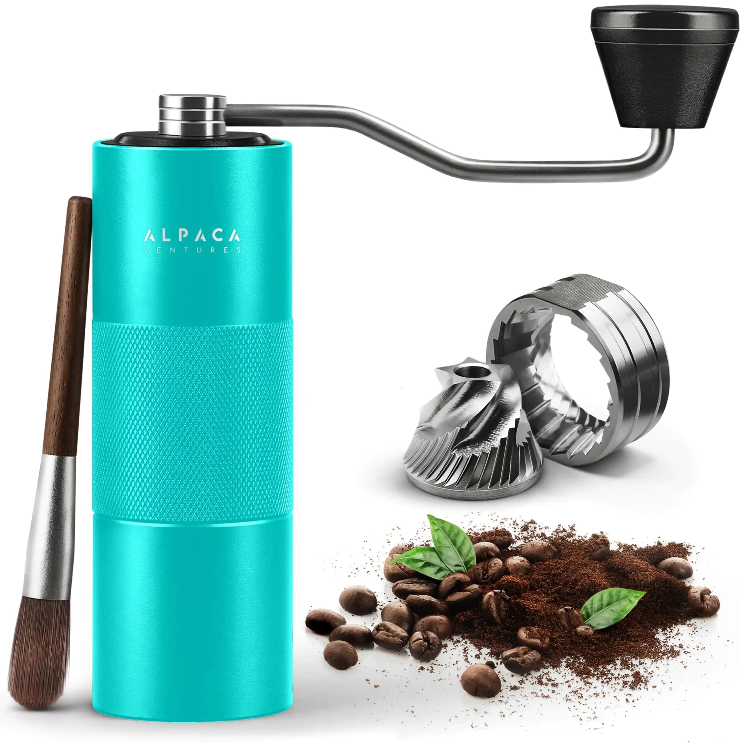 Manual Coffee Grinder (Aqua)